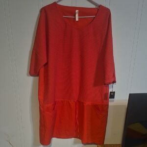 Elegant Scarlet Women's Tunic